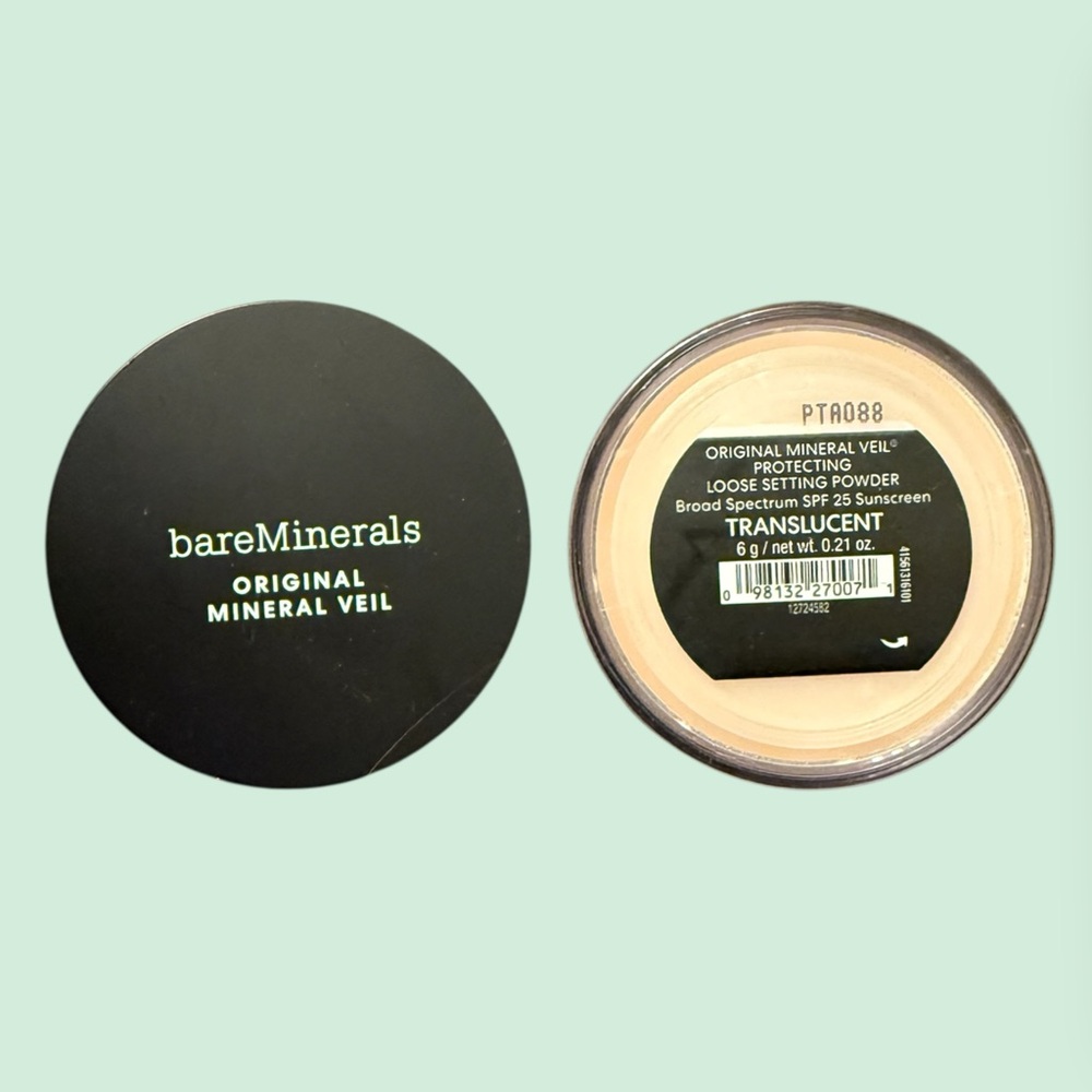 💕 2 for $40 💕 bareminerals original mineral veil talc-free loose setting powder